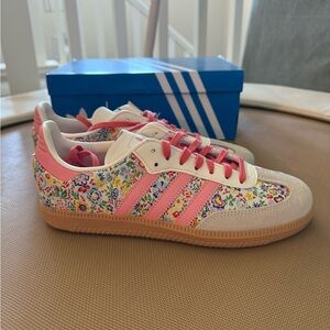 Adidas Samba x Liberty London sneaker kids size 5.5 (women’s 7.5) - New In Box